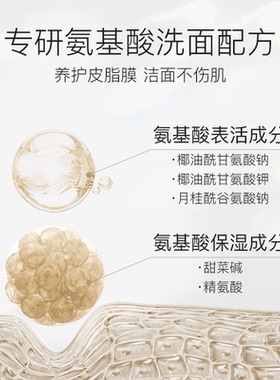 柳丝木氨基酸洁面泡沫温和清洁洗面奶泡沫型90ml正品