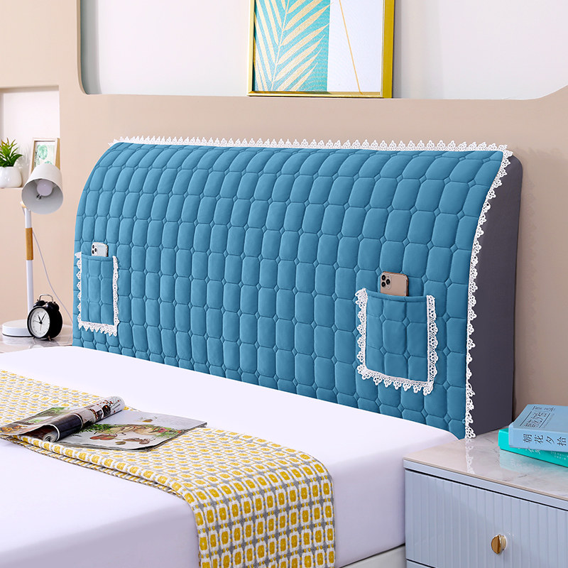 高档床头套罩欧式靠背软包靠垫罩全包防尘遮丑通用加厚床头罩新款,淘宝优惠券,粉丝福利购,淘宝优惠卷