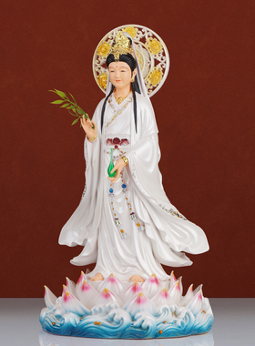 妙善观音菩萨站像家用摆件