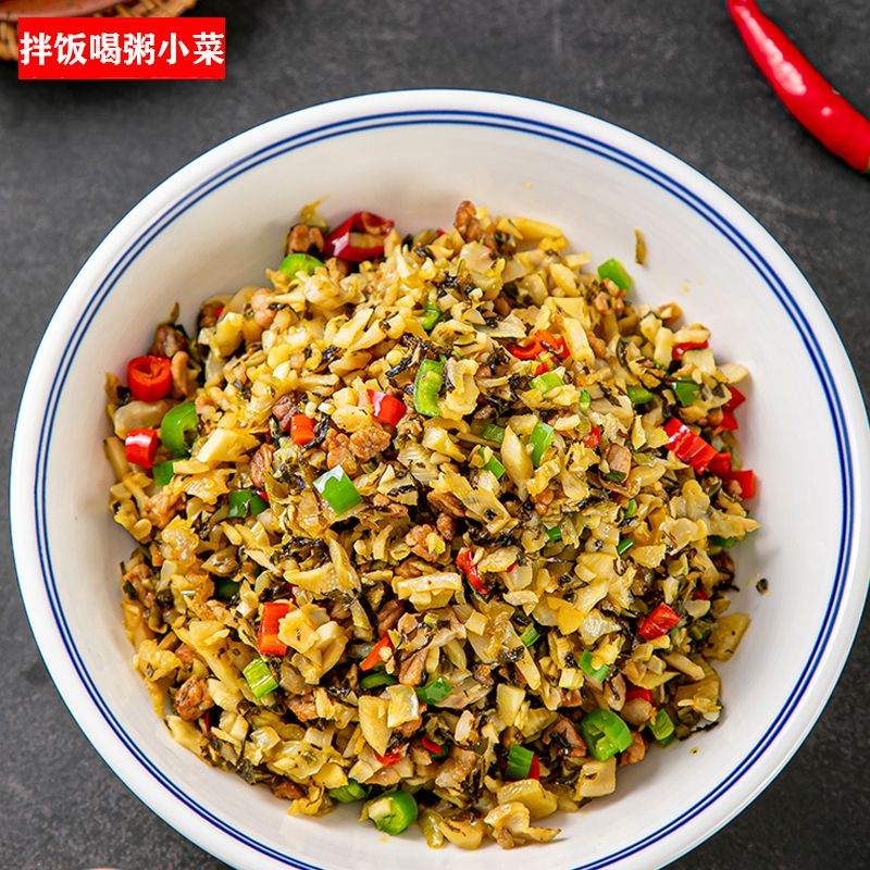 【网红爆款】酸菜小笋210g湖南特产下饭菜免切免洗竹笋丝酸辣嫩笋