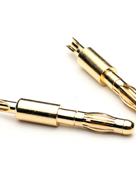 4MM Gold Plated Banana Plug Bullet Connectors Charger Adapte