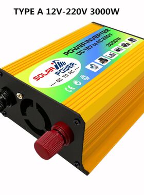 Boat Car 3000W Converter Power Inverter DC 12V to AC 220V In