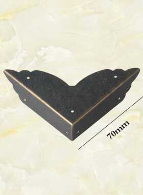 6pcs 70mm Iron Furniture Corner Protector Wrap Corner Desk