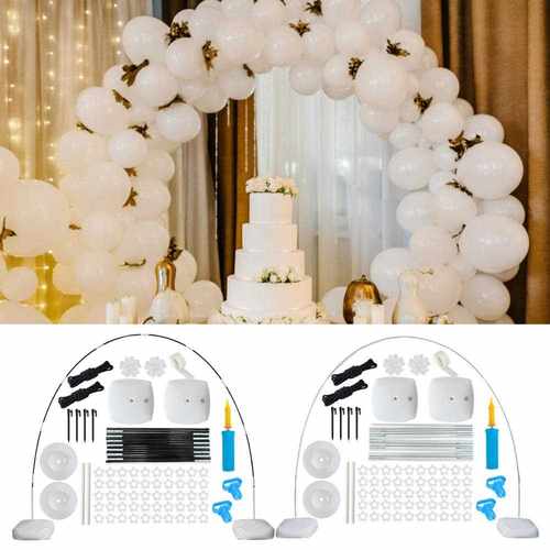 Plastic 1 Set Great Large Balloon Arch Stand Kit Stable - 图1