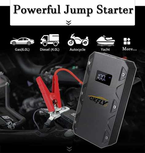 GKFLY 2000A Car Jump Starter Car Battery Booster LED Car St - 图0