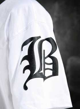 2022 Summer New T-SHIRT Man Sanskrit hip hop Fitness Men t-S