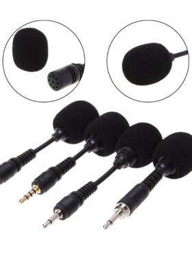 Mobile phone Mini 3.5mm Interface Flexible Microphone Stereo