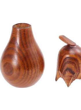 Creative Eggplant Shape Toothpick Jar Holder Wooden