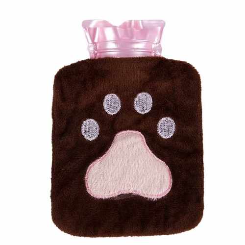 Mini Hot Water Bottle Plush Hand Warmer Winter Hot Water - 图0