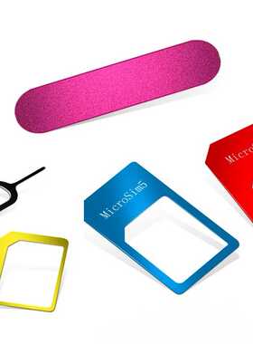 5 In 1 Pin Nano Card SIM Card Adapter Converter Fitting Micr