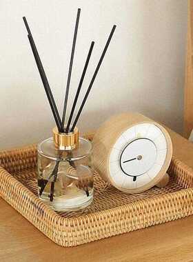 Big Deal Rattan Wicker Serving Tray Rectangular Decorative O