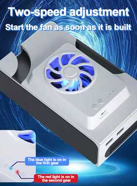 For Switch OLED Accessory Radiator Base Cooling fan External