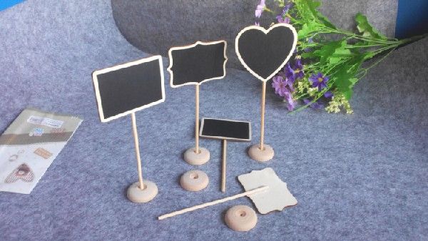 10pcs/lot European Wedding Decoration Small Blackboard - 图0