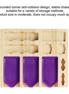 Wood Diamond Painting Tray Organizer Multi-Boat Holder Beadi