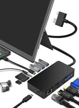 For Surface Pro 4/5/6 USB Hub Docking Station with Gigabit E