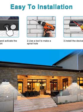 Solar Power Light Outdoor 118LED 206LED Solar Motion Sensor