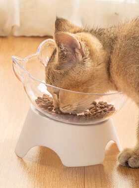 Pet Dogs Cats Double Bowls Anti Vomiting Cat Bowl Food