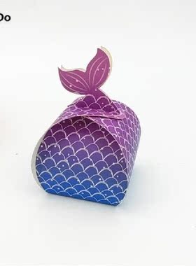 100pcs Blue Package Box for Guest Party Candy Box Gift