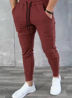 New 2021 Multi-Pockets Jogging Sweatpants Men's Gym Training