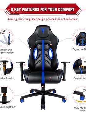Furgle GPRO Racing Style Gaming Chair Reclining Office Chair