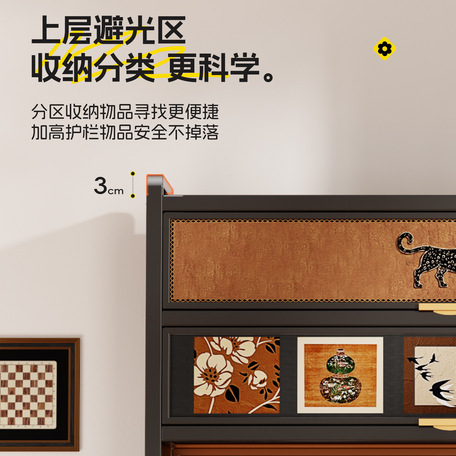 中古风厨房置物架钢制餐边柜家用落地多层靠墙一体岩板储物收纳柜,淘宝优惠券,粉丝福利购,淘宝优惠卷