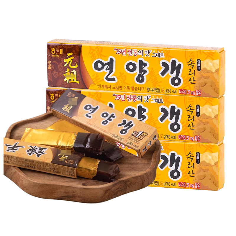 【自营】韩国海太羊羹红豆糯米糕零食点心食品豆沙软糕点面包甜品