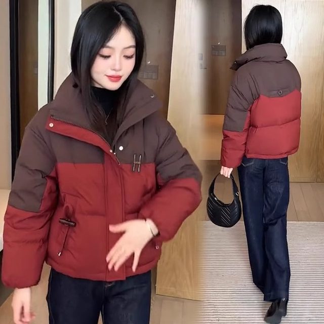Korean new style niche thickened cotton coat short jacket
