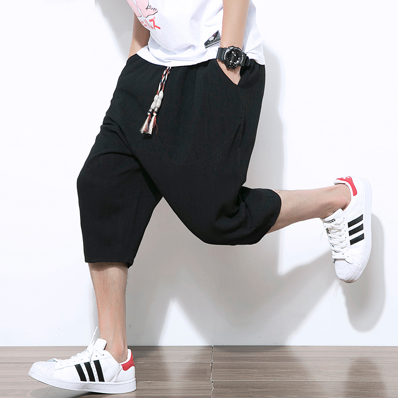 Sweatpants Solid Slim Calf Pants for Men运动裤纯色修身小腿长 - 图3