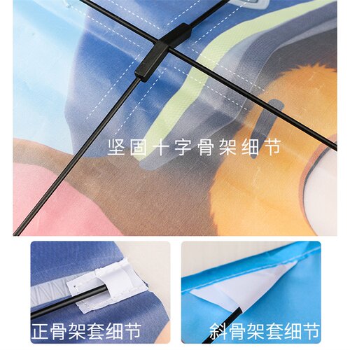 汪汪队风筝儿童微风易飞手持轮盘小风筝户外亲子互动玩具学生玩具 - 图1