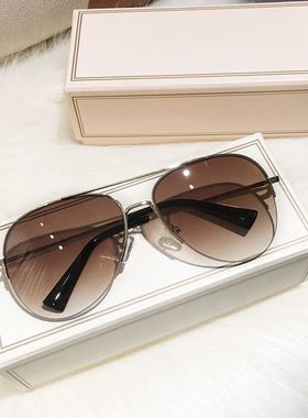 2025新款痞帅大脸蛤蟆镜男士开车潮飞行员复古墨镜网红潮流太阳镜