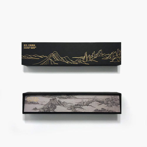 Palace Museum Danqng Breeze Foldng Fan Head Green Bamboo - 图3