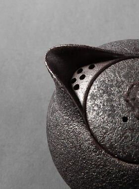 China rusty glaze ceramic handmade teapot tea pot porcelain
