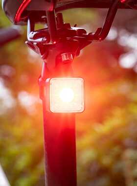 Bicycle Front and Rear Sets of Lights Smart Brake Tail Light