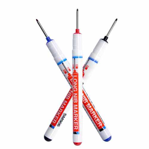 1/3Pcs 20mm Marker Pen Long Nib Deep Hole Water Resistant Me - 图1