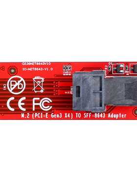 Computer Cables Connector U.2 SFF-8639 to M.2 M Key NVMe Ada