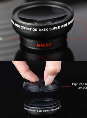 2 IN 1 Lens Universal Clip 37mm Mobile Phone Lens Profession