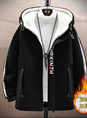 2022 New Men Winter Fleece Jacket Parka Coat Men Spring Casu