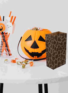 50PCS Printing Party Paper Bags Gift Bags Cookies Storage