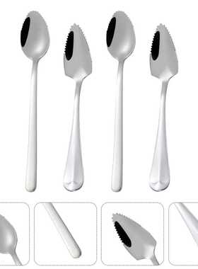 6pcs Baby Fruit Scraper Spoons Fruits Mud Scraping Spoons
