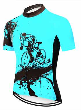 Pro Team Cycling Jersey Motocross Short Sleeves Tops Bicycle