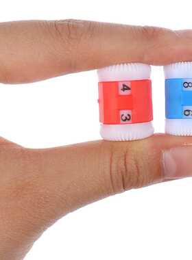 4PCS/Lot 2 Large Red +2 Small Blue Plastic Knit Knitting Nee