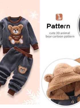 Fashion Baby Boys Clothes Autumn Winter Warm Baby Girls Clot
