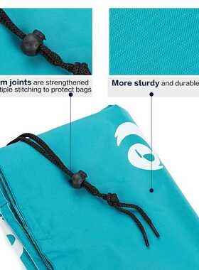 Smile Shape Nylon Laundry Bag Wash Me Travel Storage Pouch M