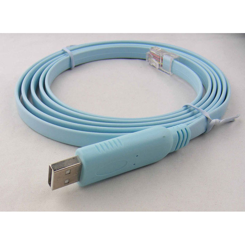 1.8m FTDI chip USB to RS232 console rollover cable RJ45 8P8 - 图1