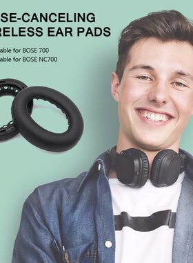 1 Pair Foam Leather Wireless Headphone Ear Pads Covers for B