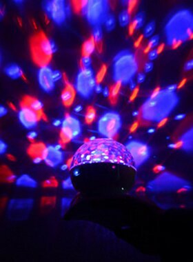 LED Disco Ball Stage Light Wireless Speaker Music Projector