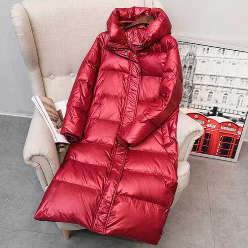 2021 Hot Coat Jacket Winter Women Hooded Parkas Hight Female-图1