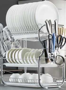 Tier Dish Drainer Rack Holder Dish Drying Rack Plate Dish