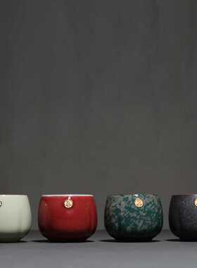 PINNY 170ML Retro Coarse Pottery Kiln Teacups Japanese