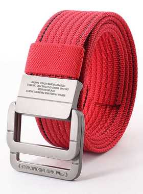 Flying Art Men's Nylon Casual Herringbone Belt Pisto